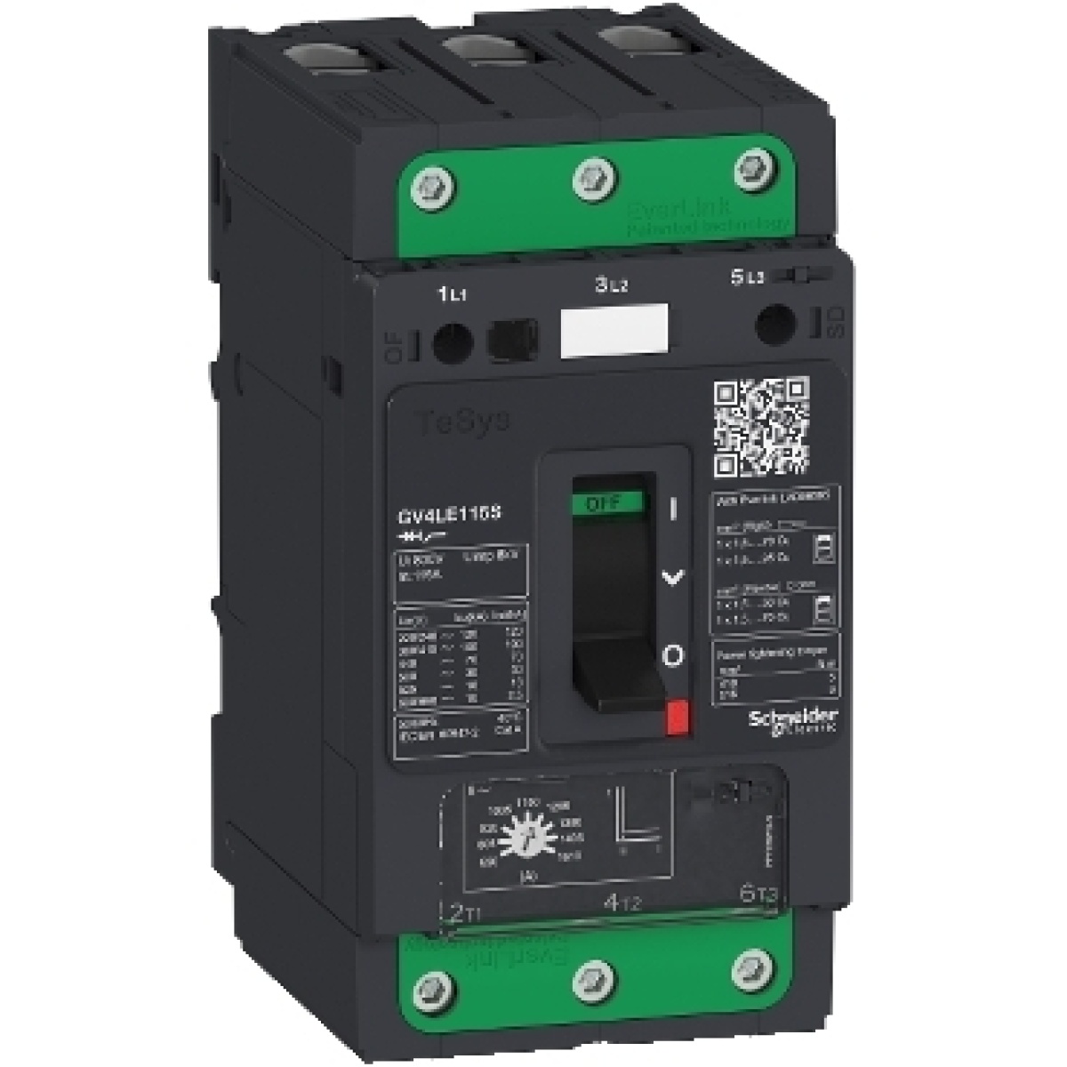 TeSys GV4 - disjuntor magnético - 7A 3P - com EverLink