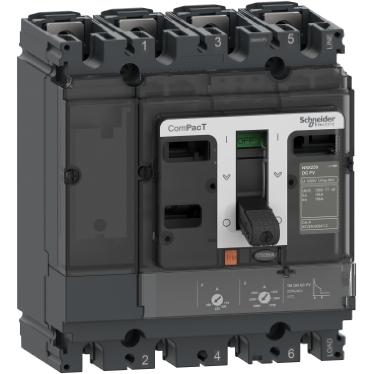 ComPacT DISJUNTOR NSX160F 36kA DCPV 4P 160A TMD
