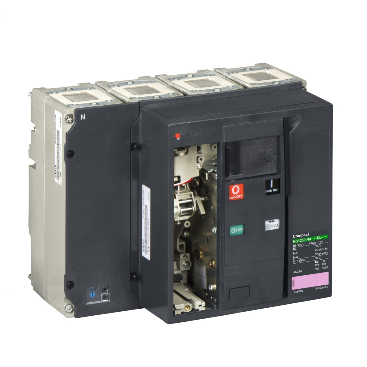 interruptor COMPACT NS1250 NA 4P extraível motorizado