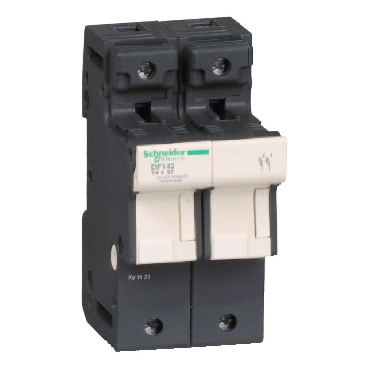 TeSyS porta-fusível 2P 50A - tamanho fusível 14 x 51 mm