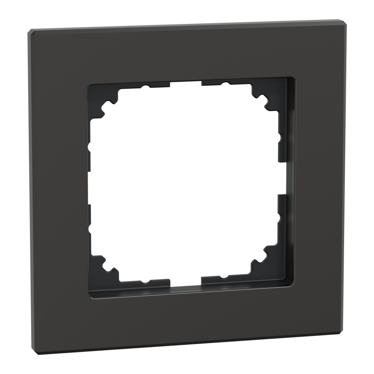 Quadro, metal Merten M-Plan, 1 elemento, ródio cinza