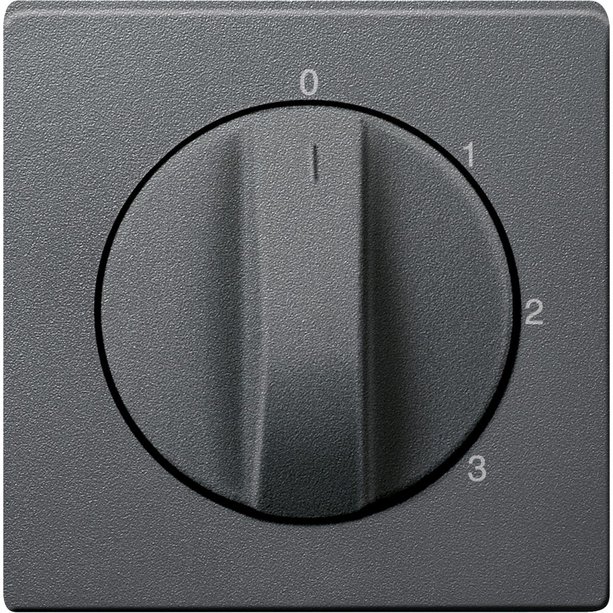 M-Elegance - Centro para interruptor rotativo de 3 posições - Antracite