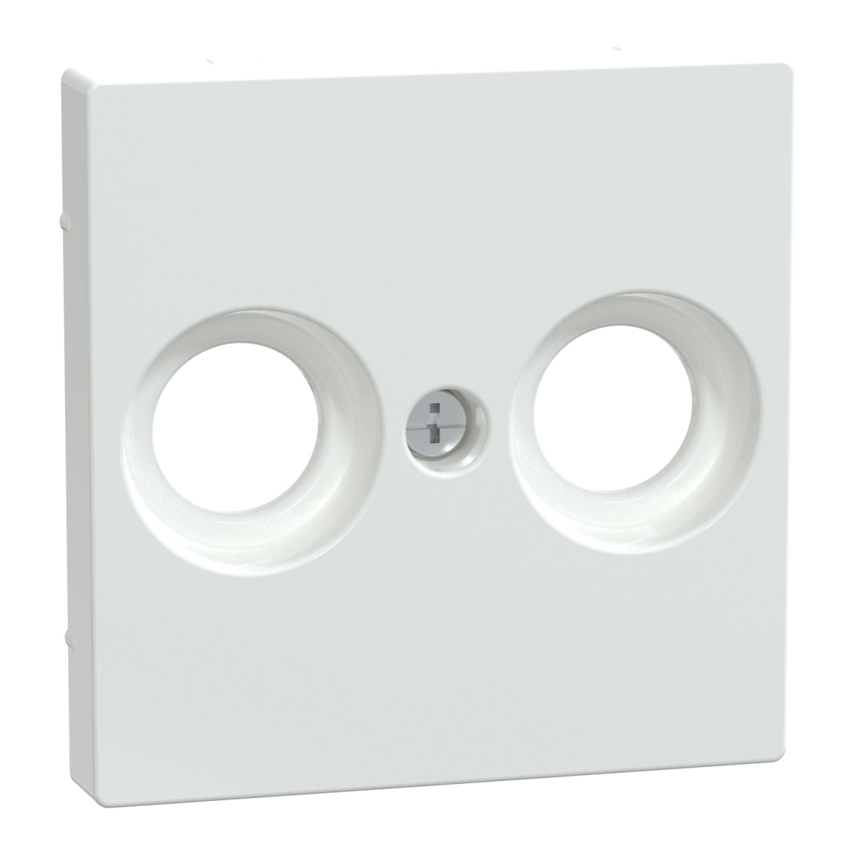 Centro System M, para tomada TVR, branco ativo