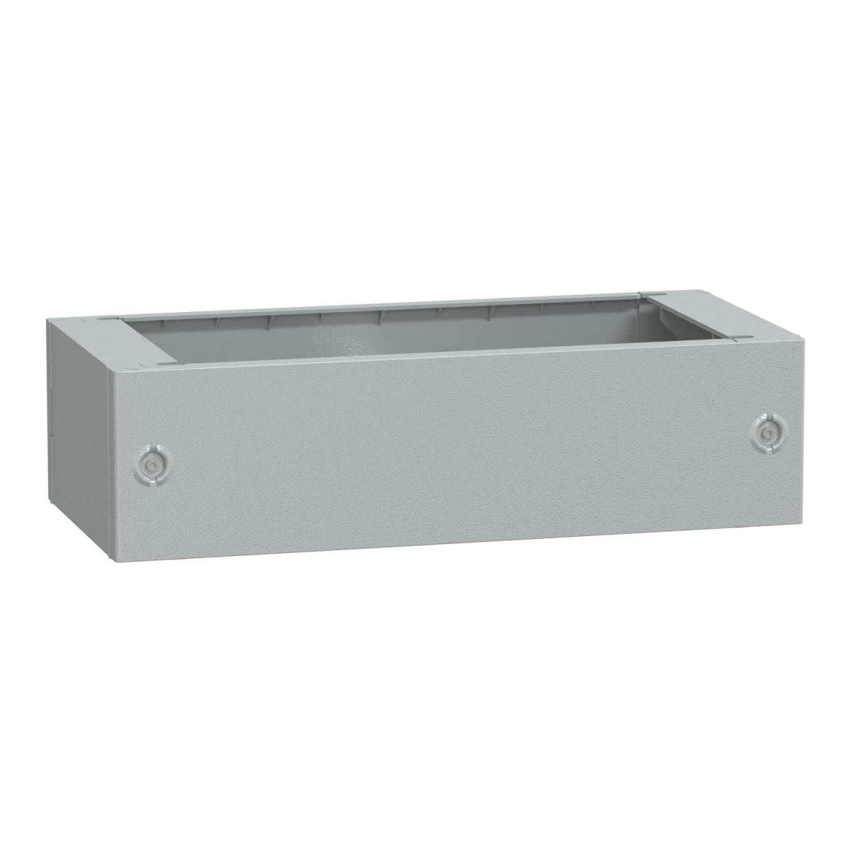 Pedestal de poliéster com vidro reforçado do inv. PLAT74 abertura frontal IP44-IK10 RAL7035