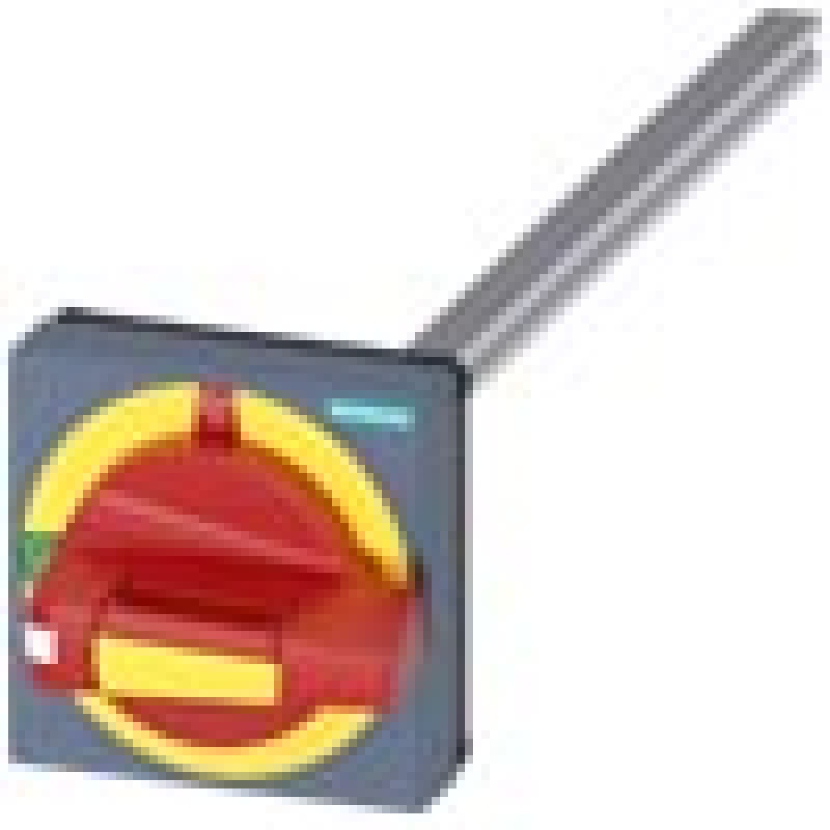 Door-coupling rotary operating mechanism Emergency switching-off without tole...