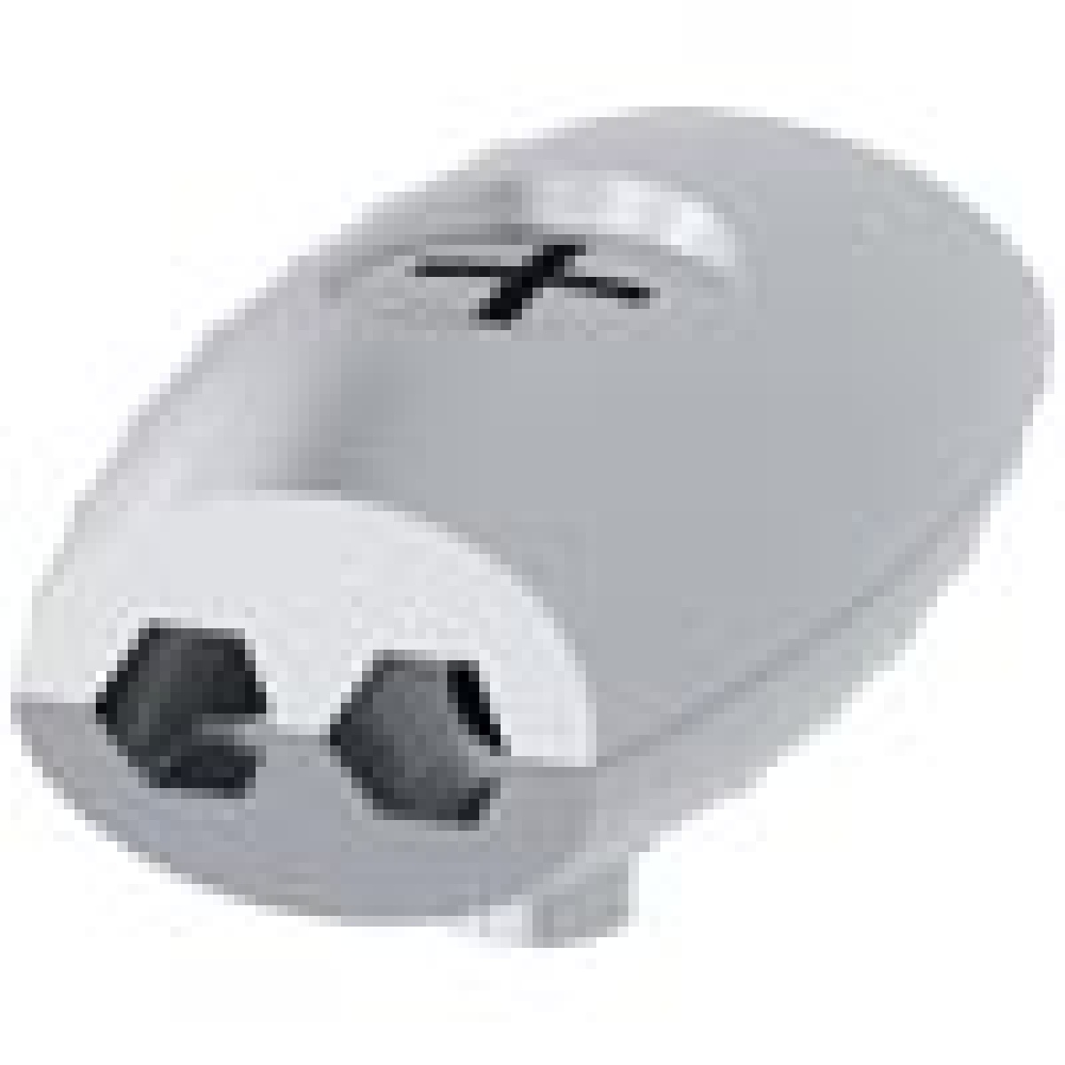 Rope clamp, egg shape, 4 mm