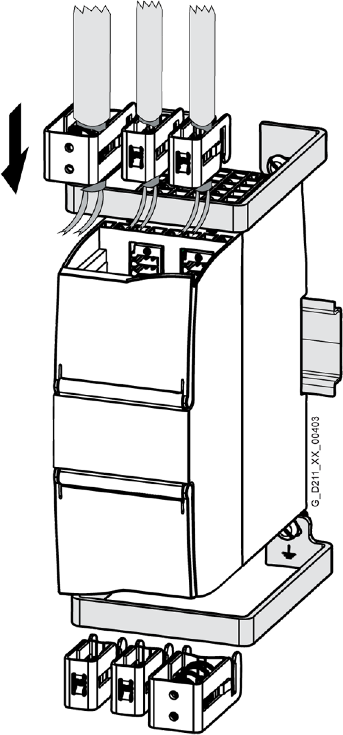 SIMATIC MICRO-DRIVE SBS1-50, PDC shield bracket set with bracket length 50 mm...