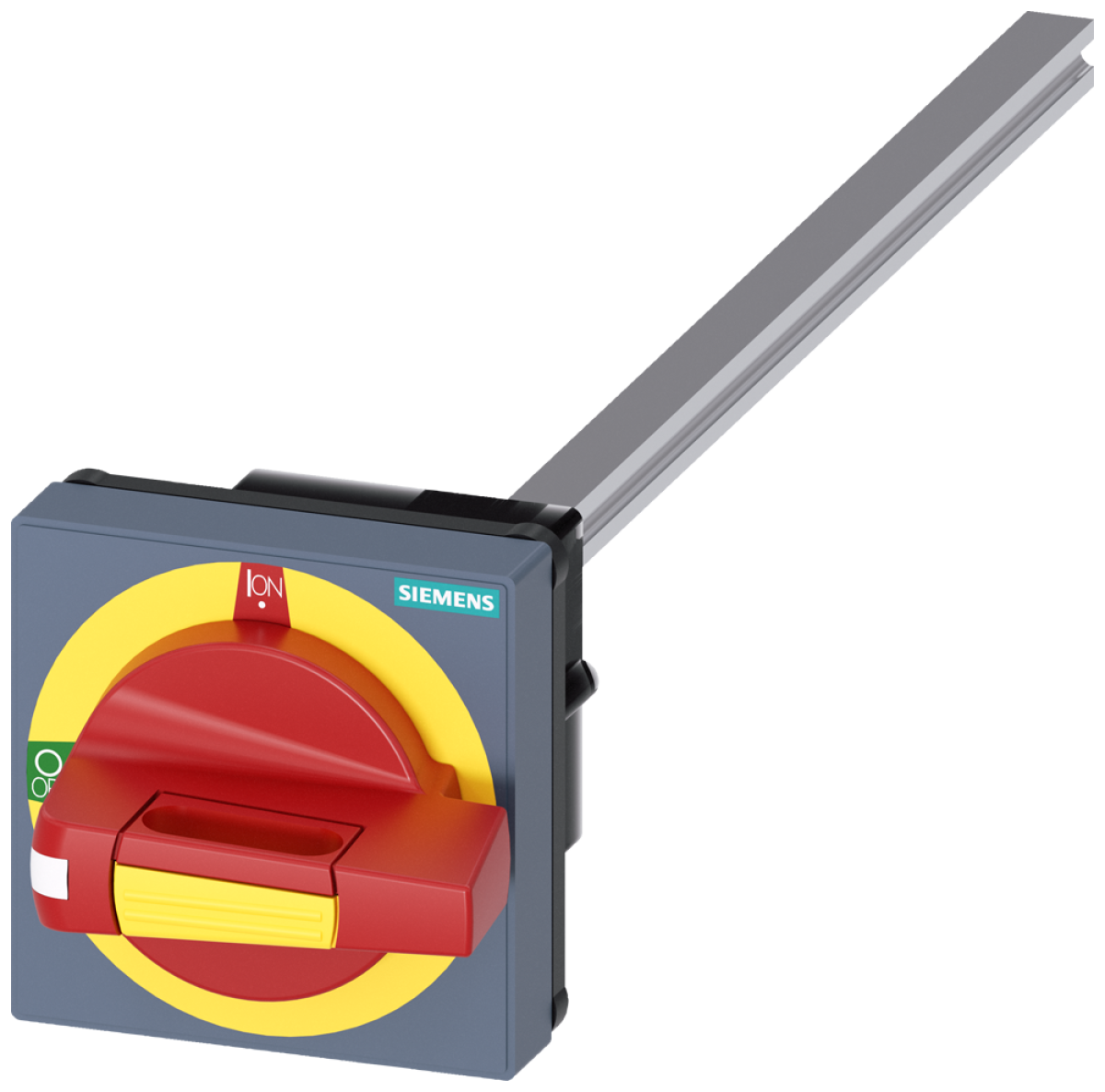 Door-coupling rotary operating mechanism Emergency switching-off with toleran...