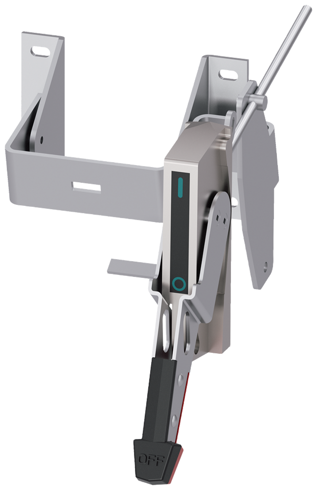 Variable depth flange mounted operator complete kit handle chromium-plated st...