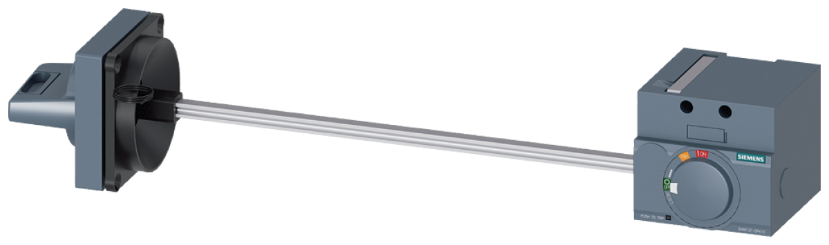 Side wall mounted rotary operator standard IEC IP65 24V DC illumination kit f...