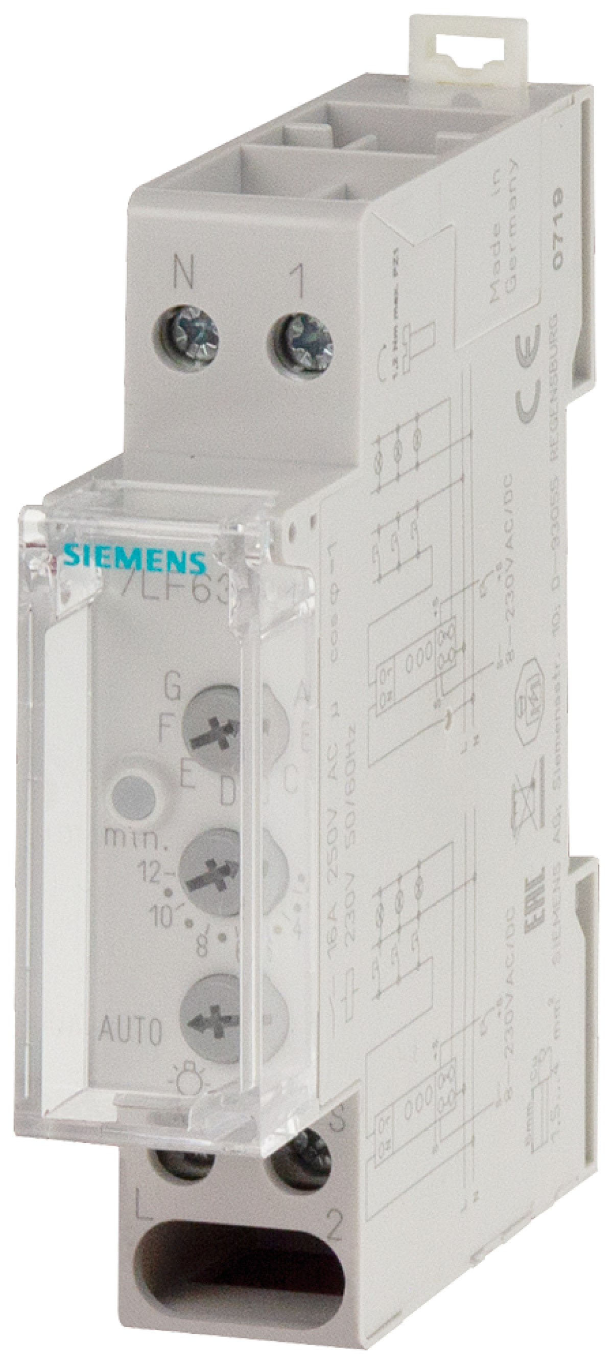 Stairwell light timer switch 230V 1 NO 16A 230V50Hz, electronic