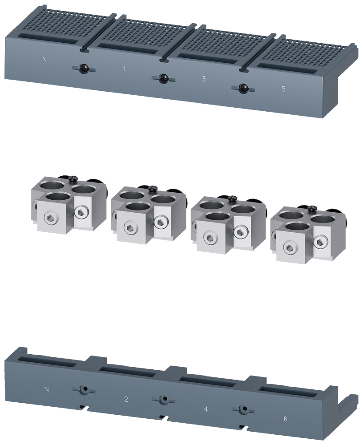 circular conduc. terminal TC3.2 3 x 250400 kcmil Cu with auxiliary conductor...