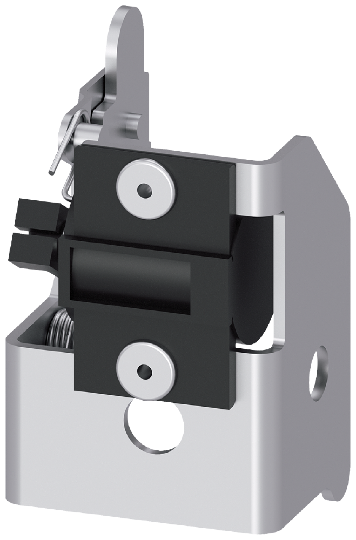 Mechanical operating cycles counter for circuit breakers with spring charging...
