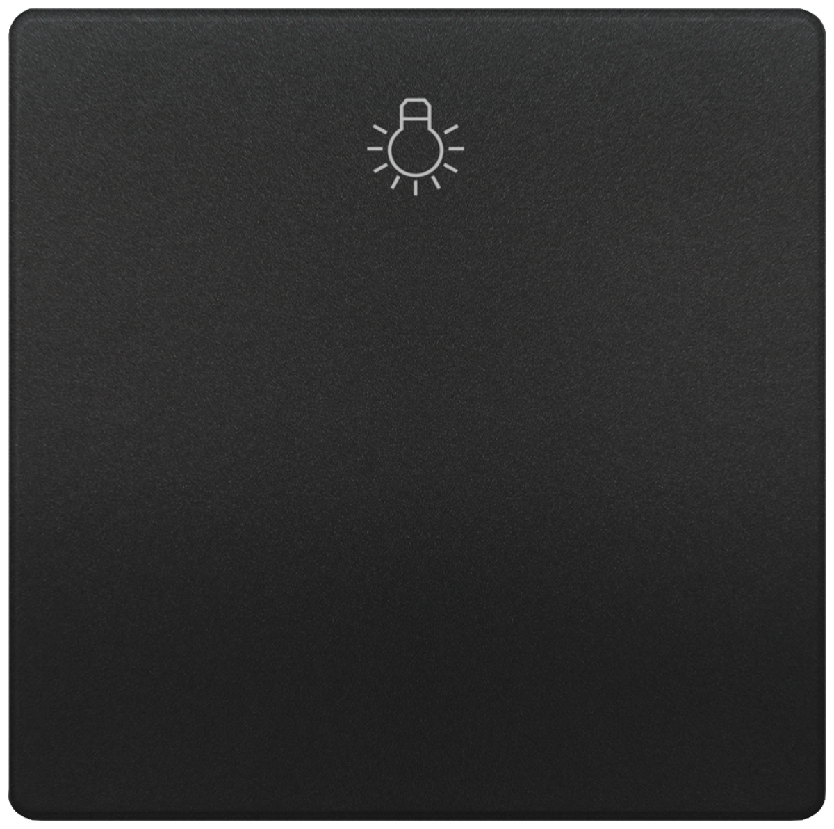 DELTA style rocker with light symbol, anthracite