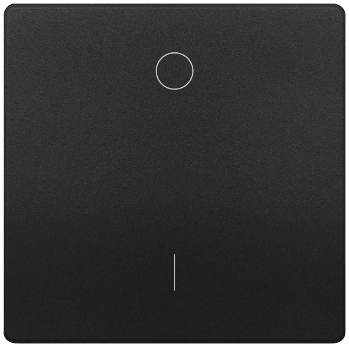 DELTA style rocker with IO symbols for OFF switch, anthracite