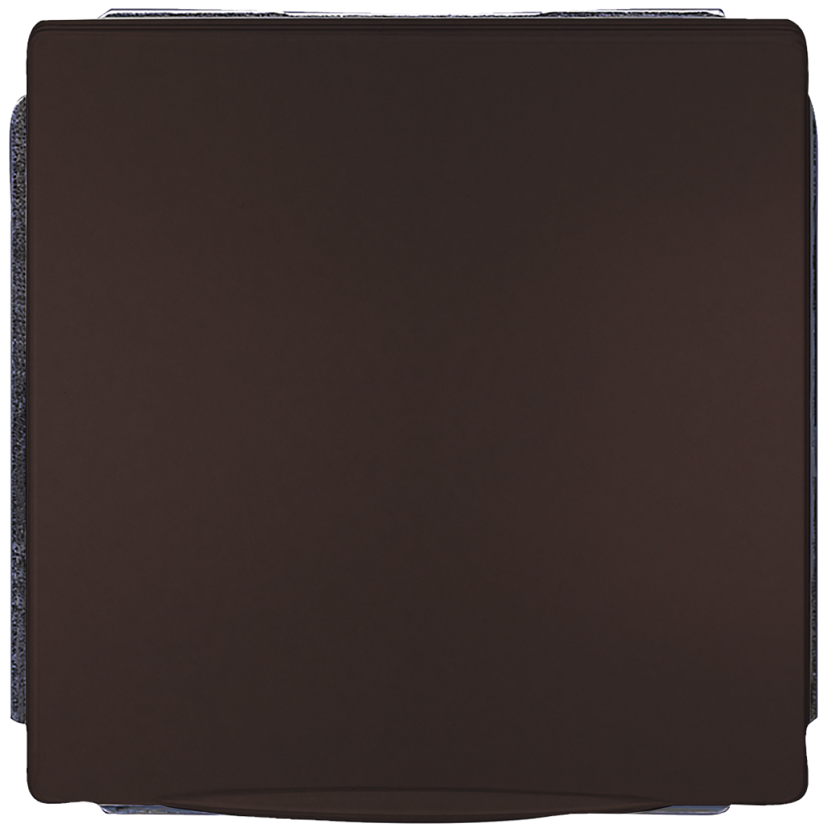 DELTA style SCHUKO socket outlets with hinged lid, chocolate