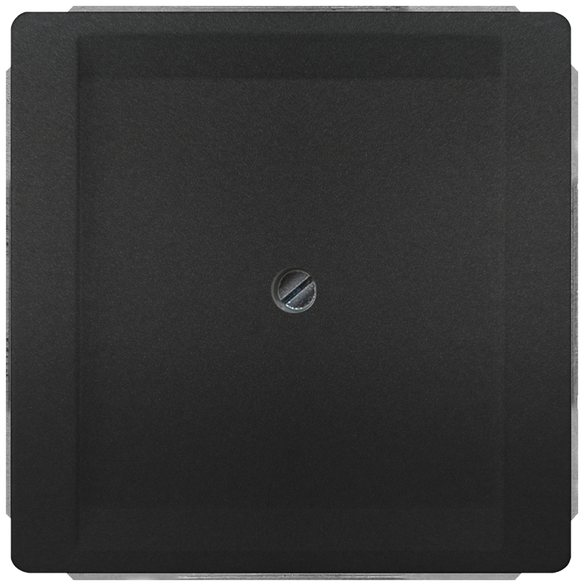 DELTA style blanking cover plate, anthracite