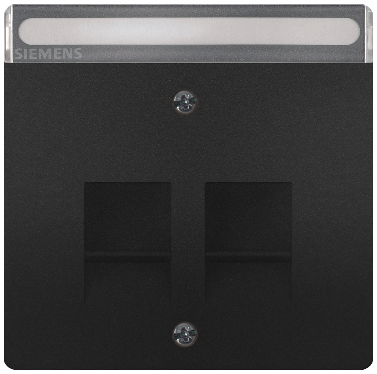 DELTA style cover plate for modular jack support plate with labeling field, a...