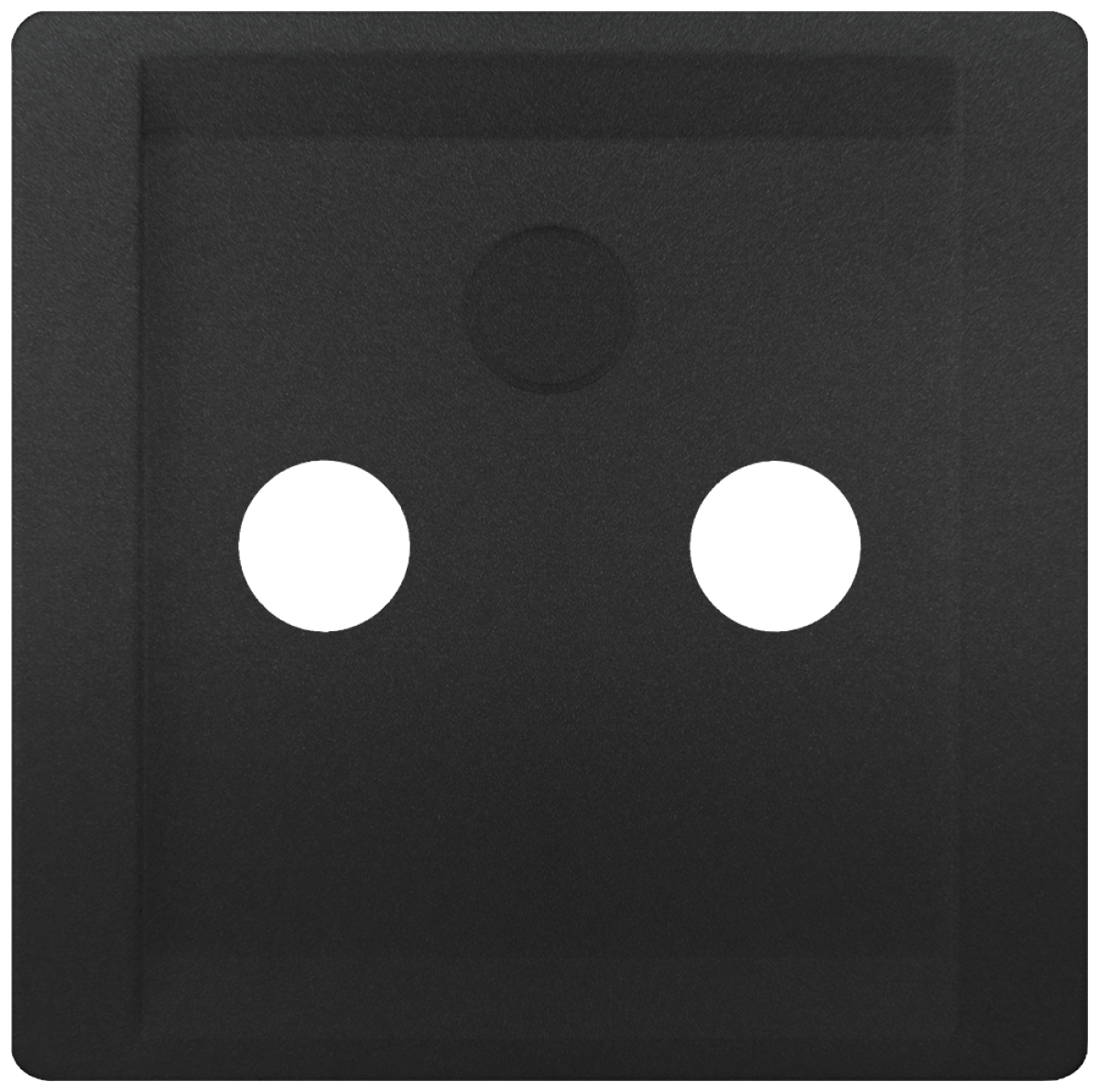 DELTA style cover plate for TVRFSAT 2- and 3-hole, anthracite