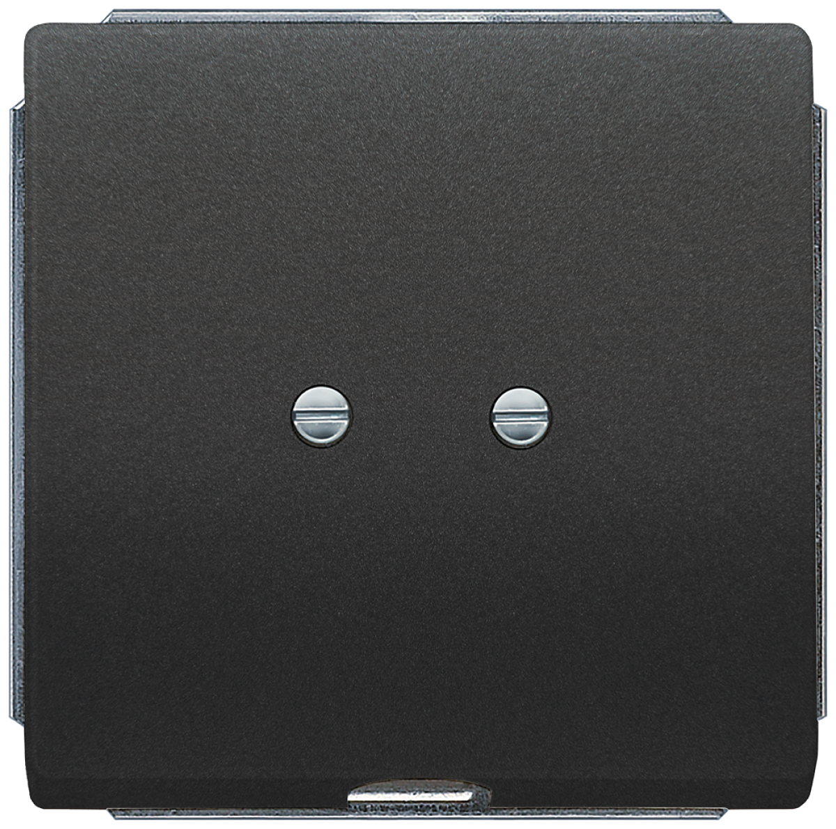 DELTA style outlet plate, anthracite