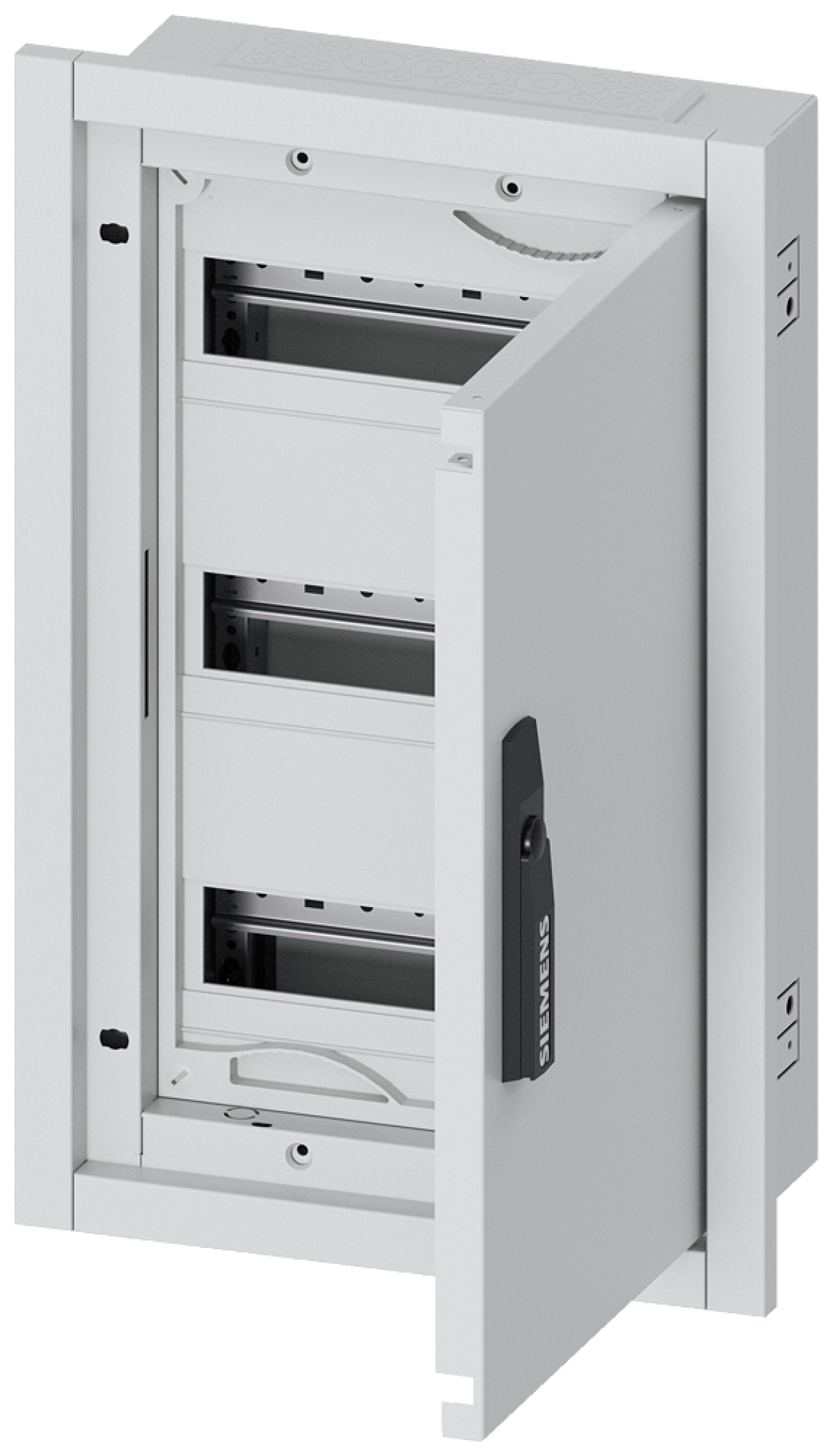 ALPHA 160 DIN wall-mounted distribution board, flush-mounting, partially equi...