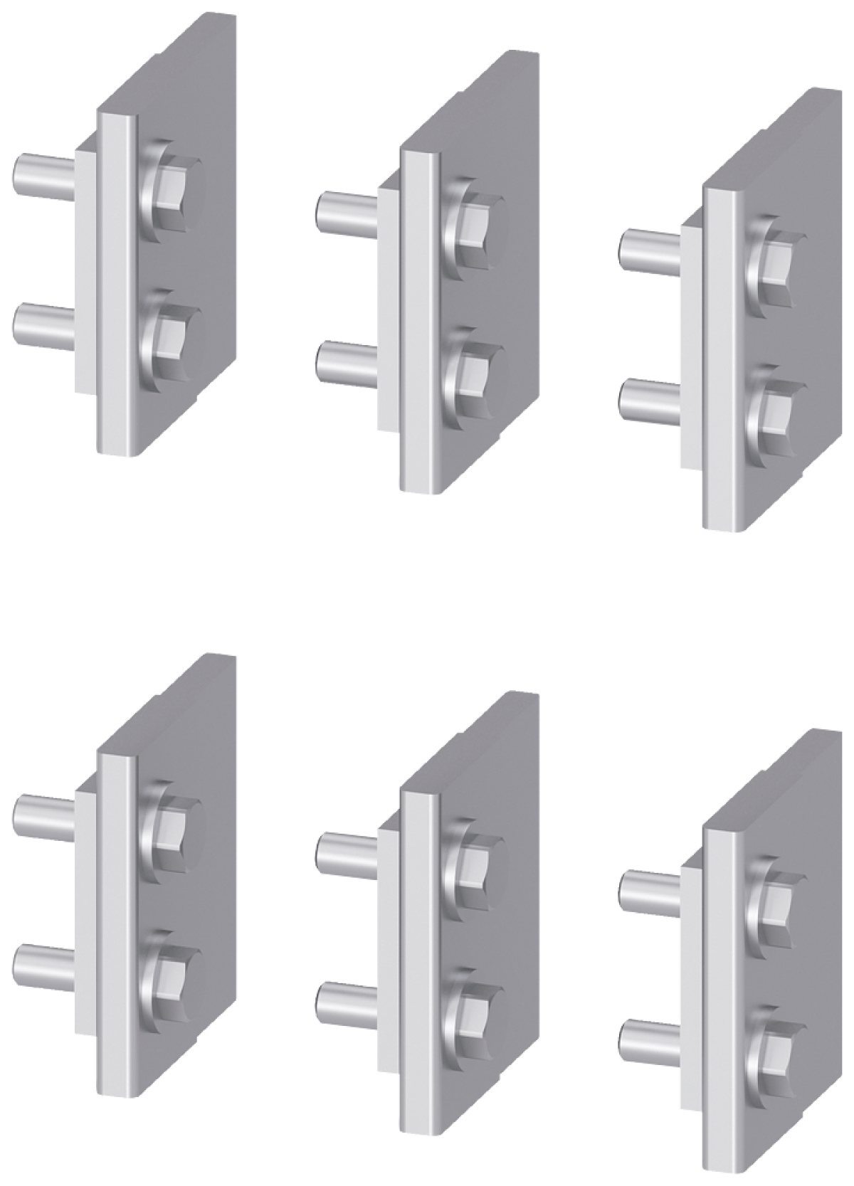 Blades Spare part for cradle guide frame rear walls with with rear vertica...