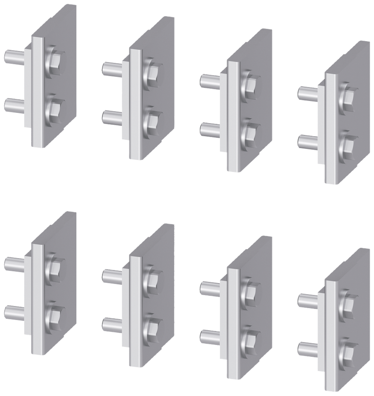 Blades Spare part for cradle guide frame rear walls with with rear vertica...