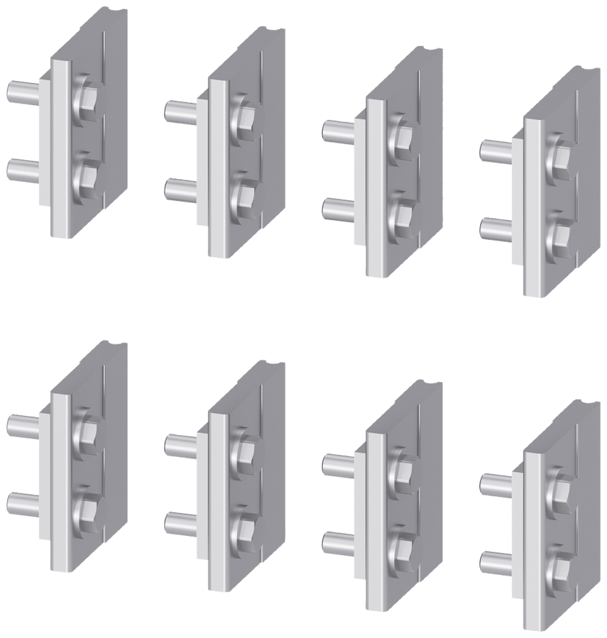 Blades Spare part for cradle guide frame rear walls with with rear vertica...