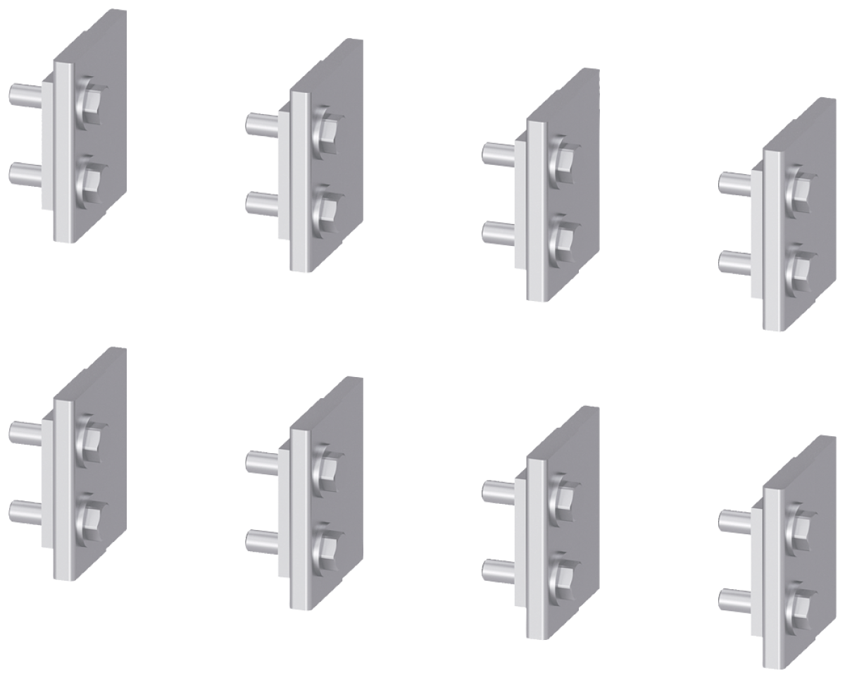 Blades Spare part for cradle guide frame rear walls with with rear vertica...