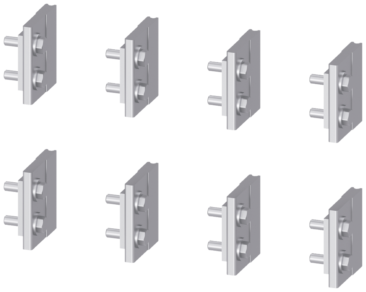 Blades Spare part for cradle guide frame rear walls with with rear vertica...