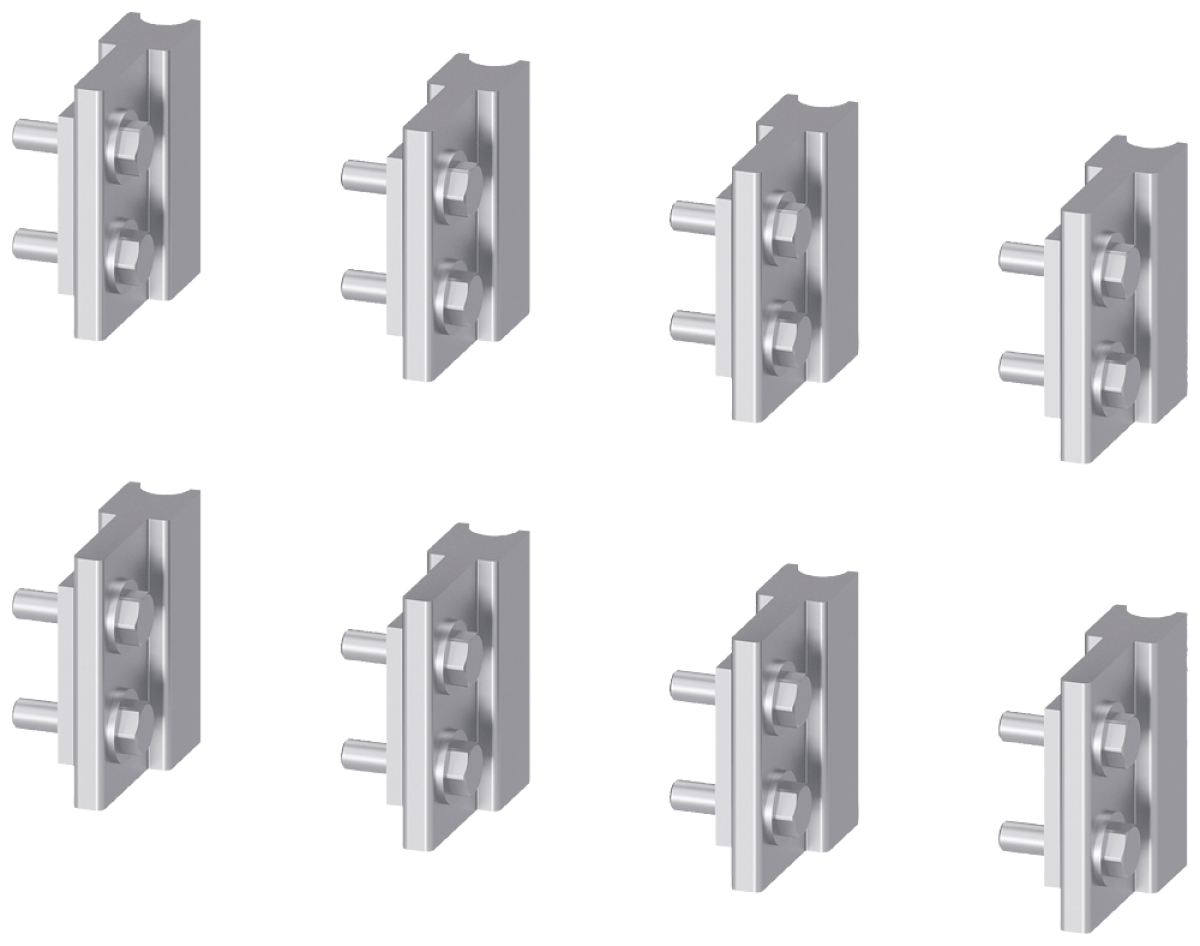 Blades Spare part for cradle guide frame rear walls with with rear vertica...