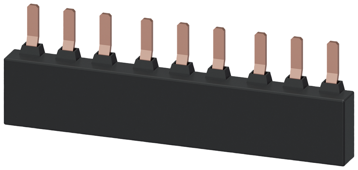 3-ph. busbar for 3 circuit breakers S2 modular spacing 55 mm