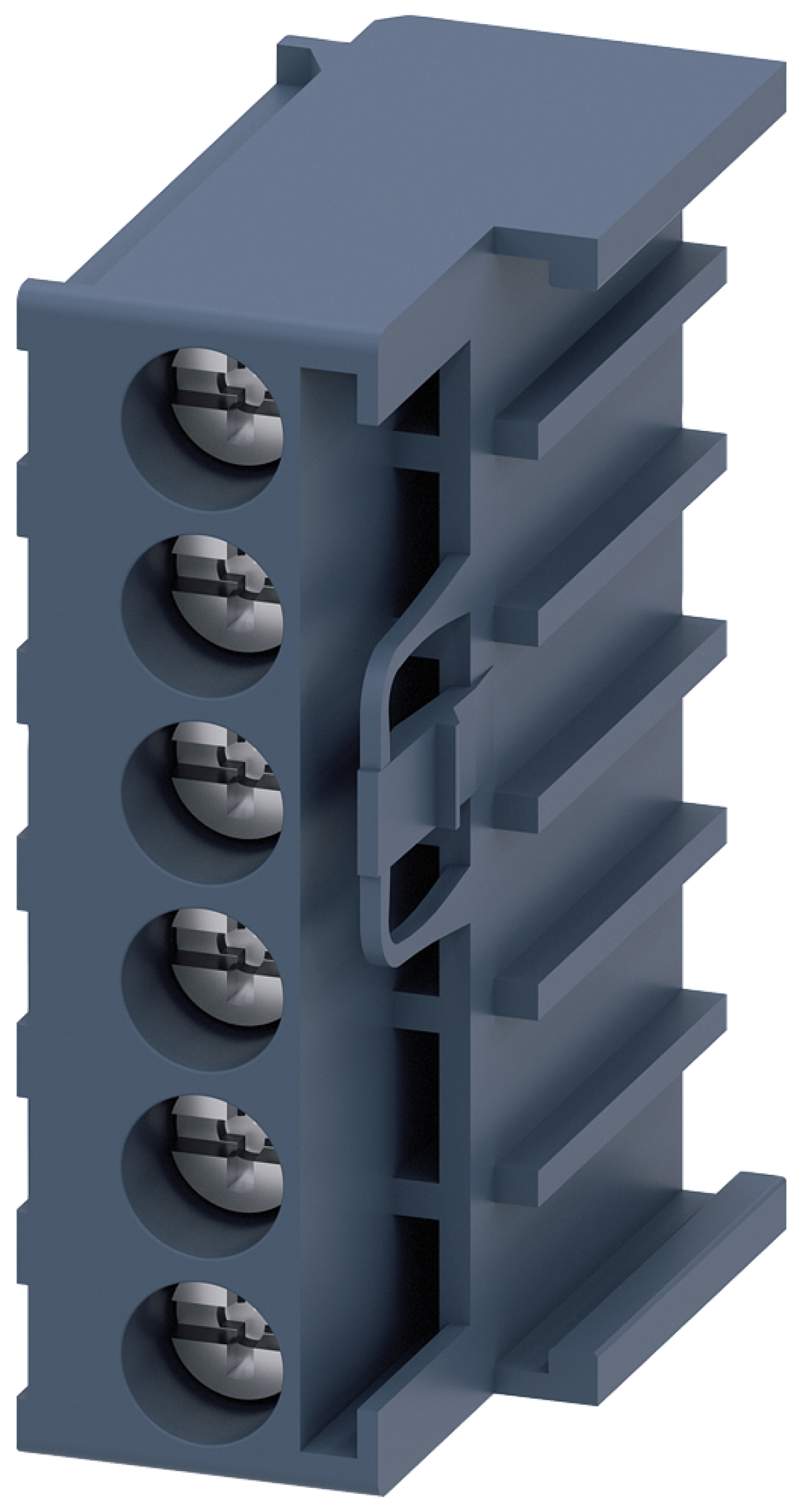 Removable control terminals with screw terminals, 2 blocks each with 6 terminals
