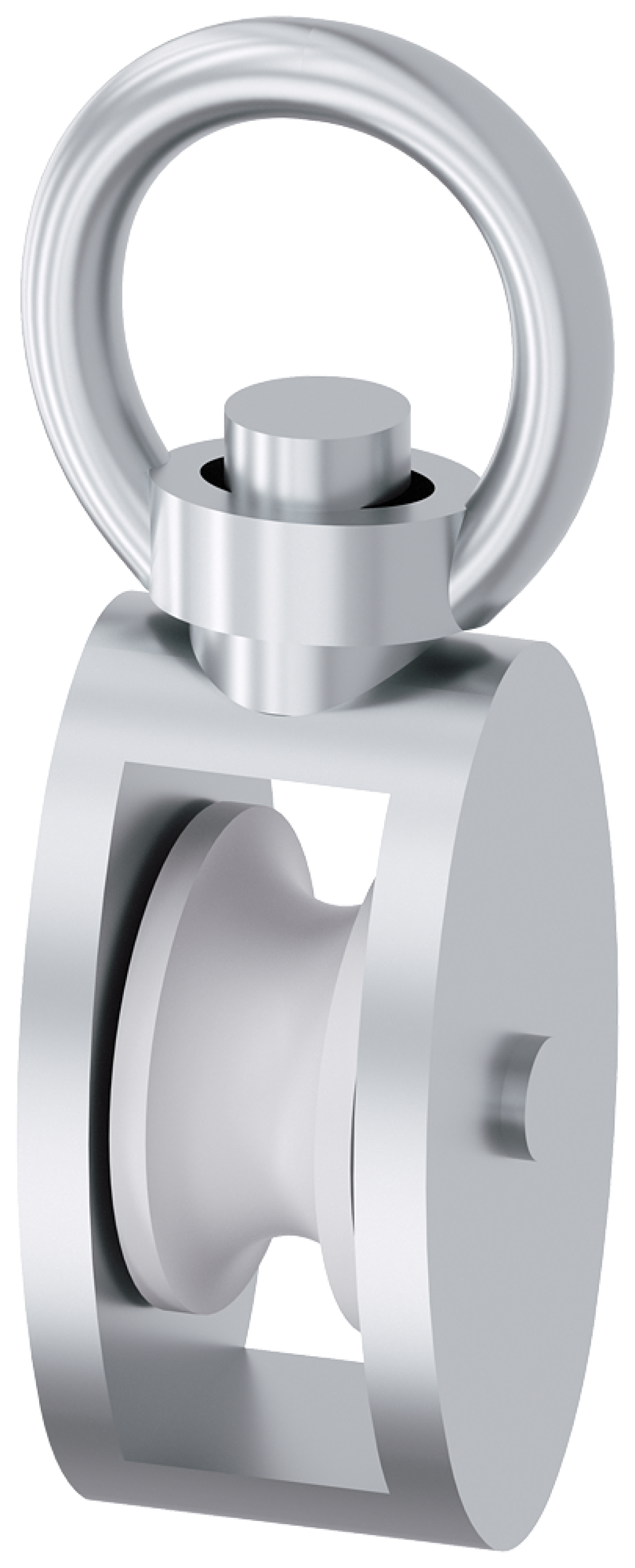 Rope roller, rotatable, 4 mm