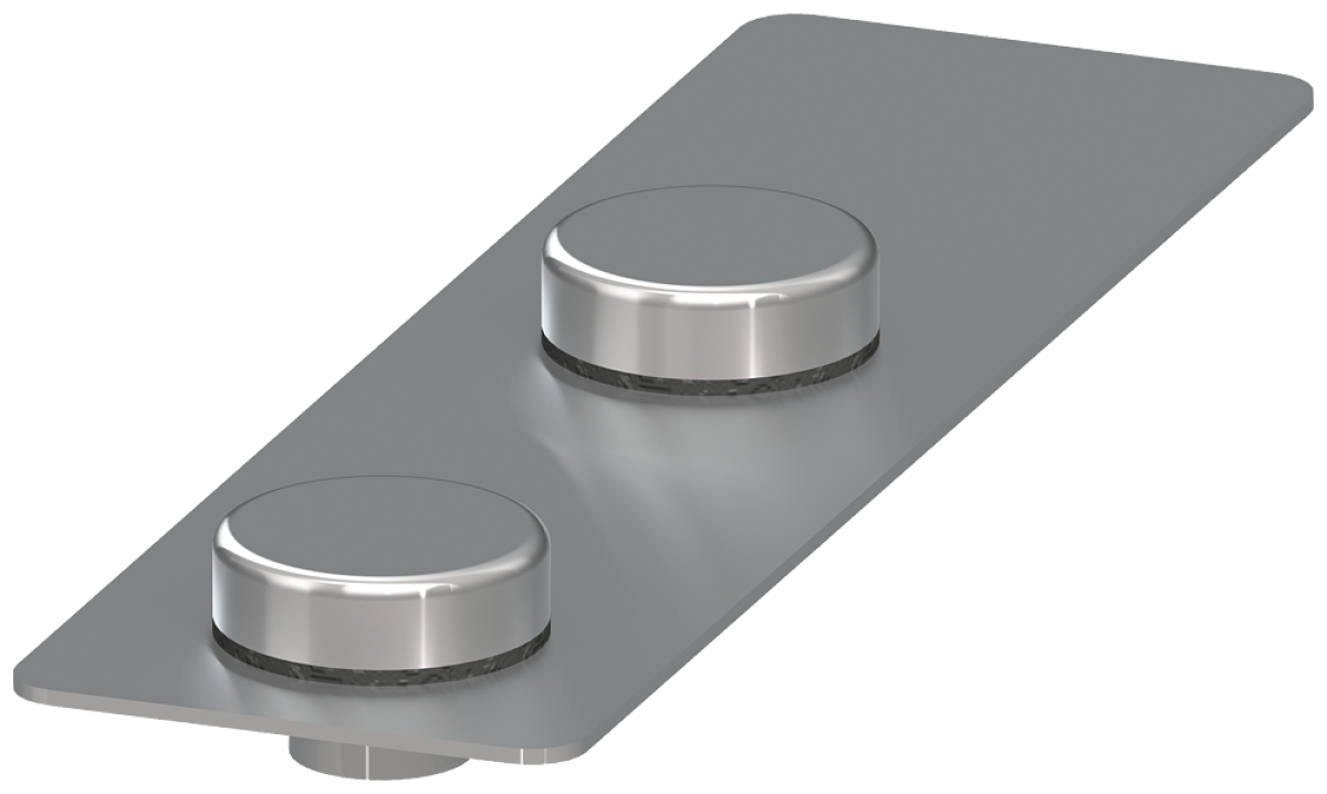 Protection plate made of aluminum as masking plate for 3SE64 RFID actuator