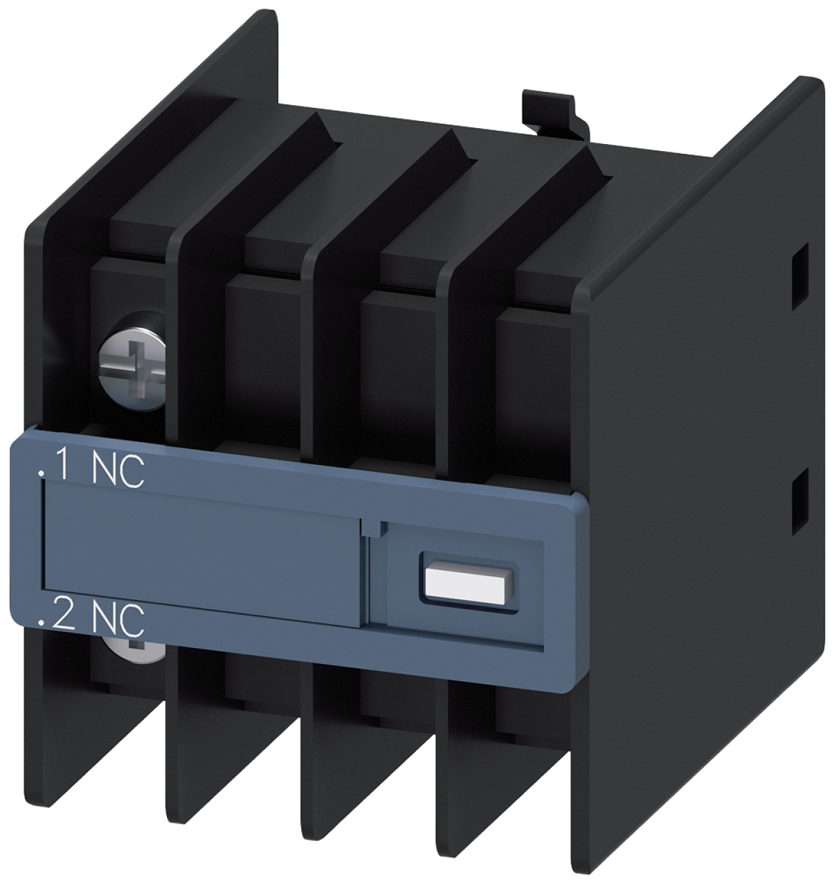 Auxiliary switch 1 NC, current path 1 NC, 3RT2