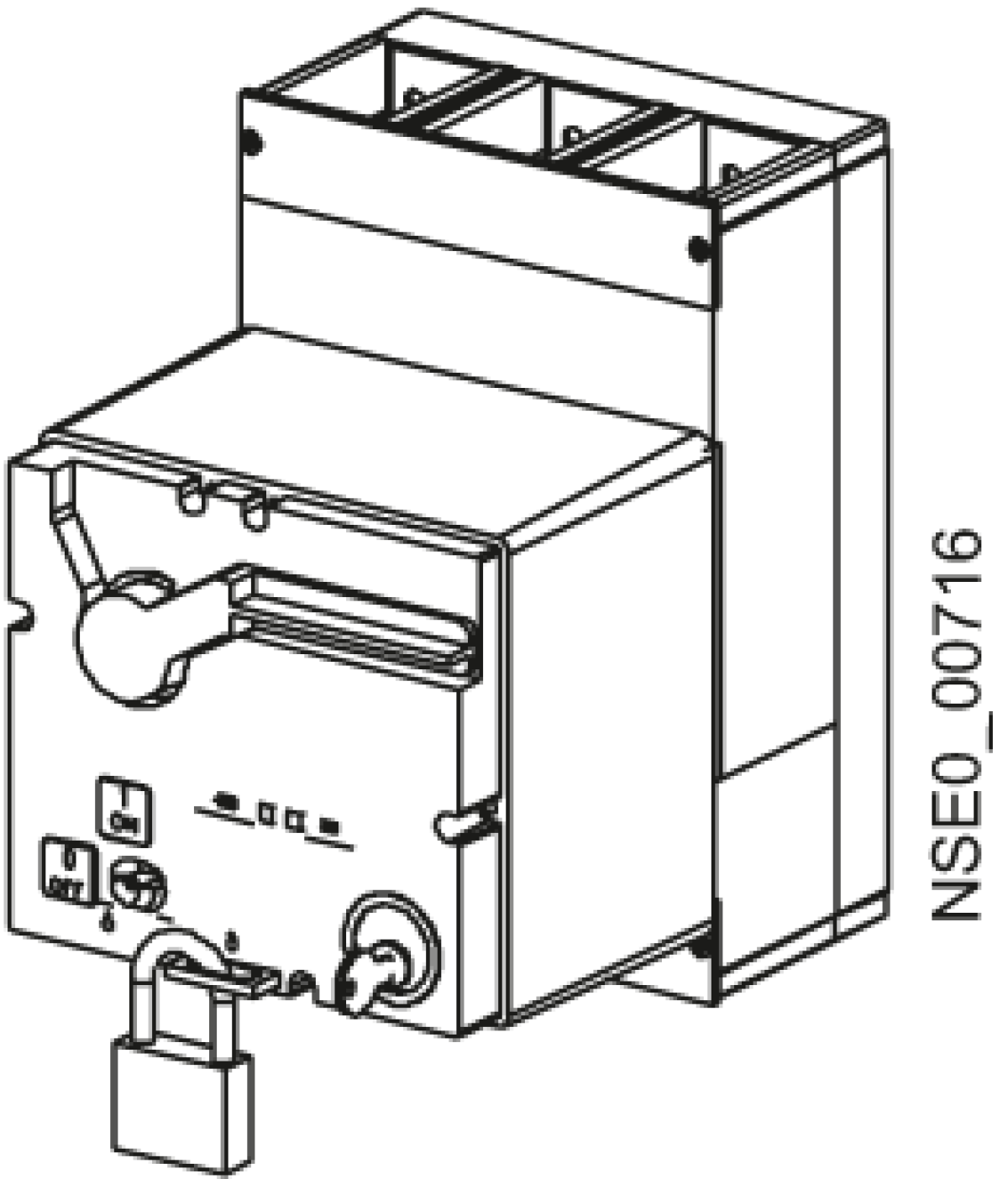 accessory for VL400, mot. op. mech. w strd en. mech 60V ACDC