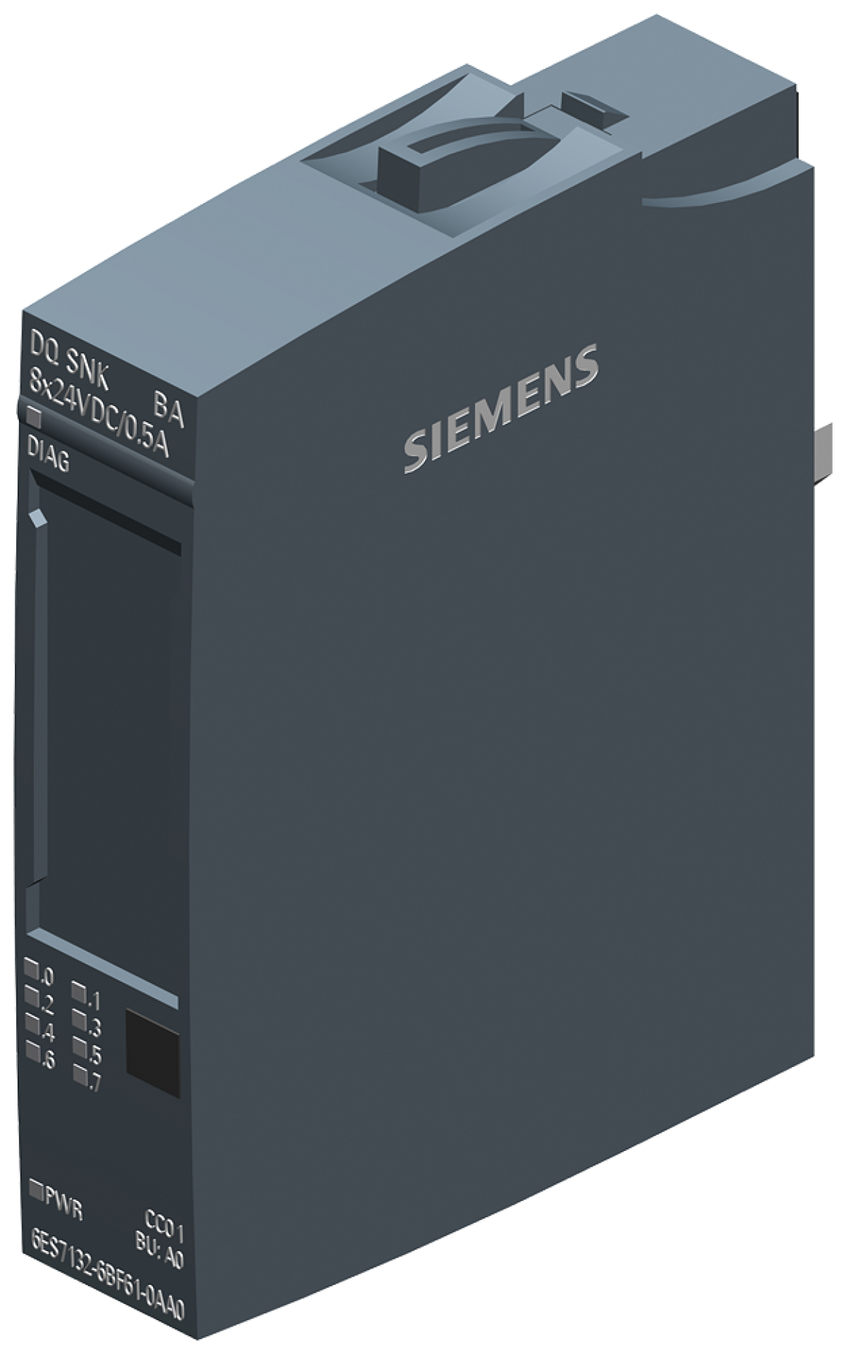 SIMATIC ET 200SP DQ 8x24VDC0,5A SNK BA