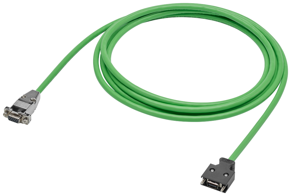 Prefabricated signal cable for absolute encoder