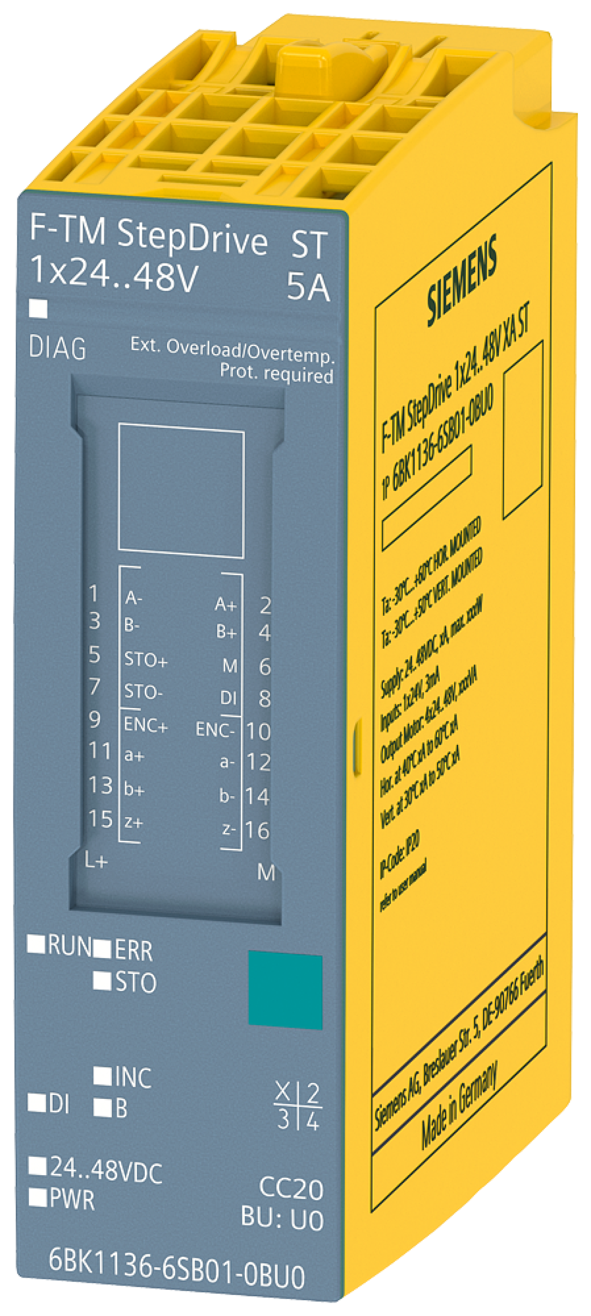 SIMATIC MICRO-DRIVE F-TM StepDrive ST