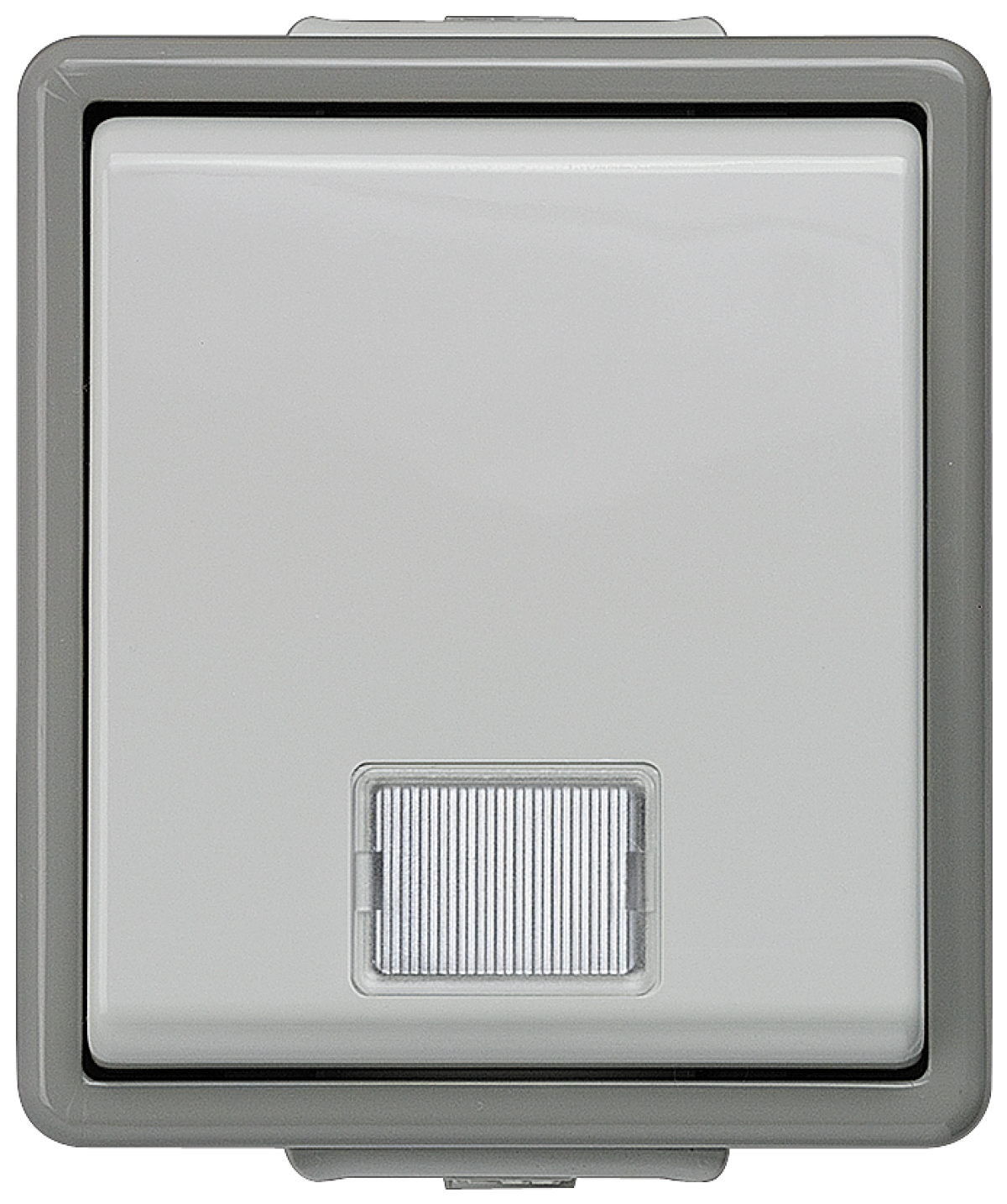 DELTA fläche IP44 surface-m. switch with pilot lamp for ONOFF switching with...