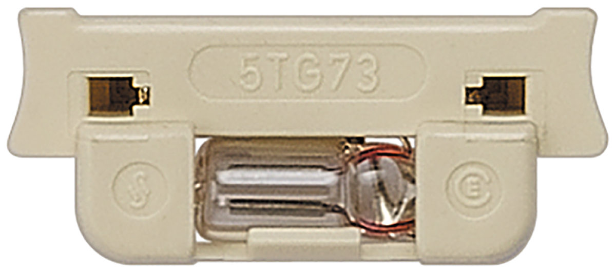 DELTA glow lamp, protected against contact for switch and pushbutton inserts