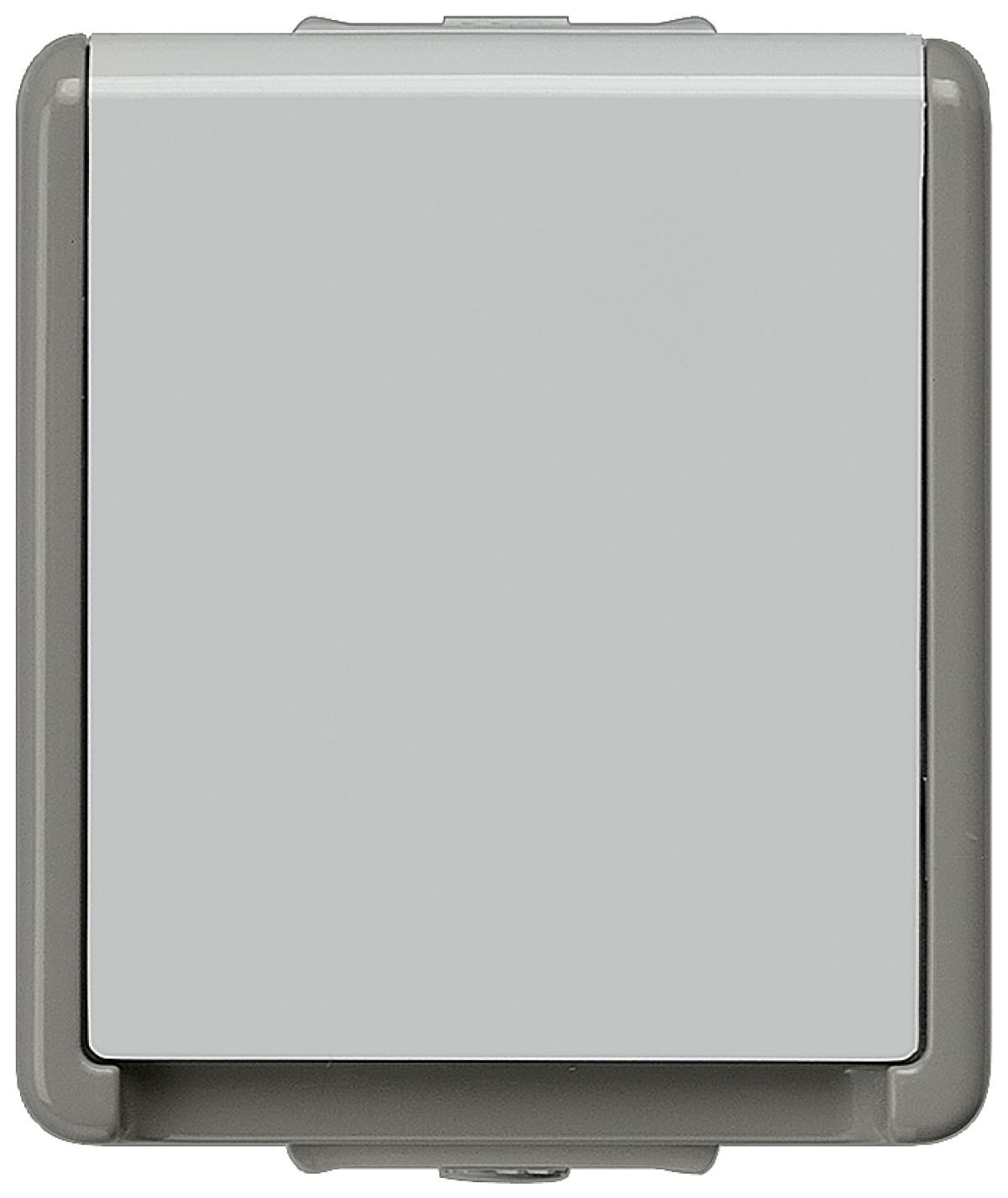 DELTA fläche IP44, surface-m. SCHUKO socket outlet, single