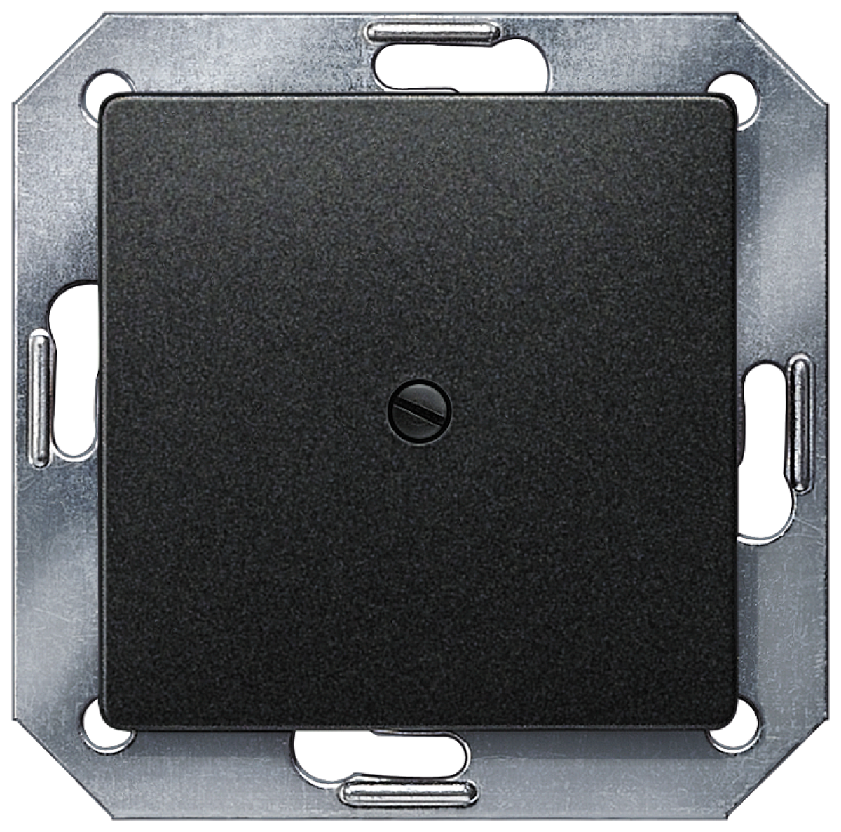 DELTA i-system blanking cover plate, carbon metallic
