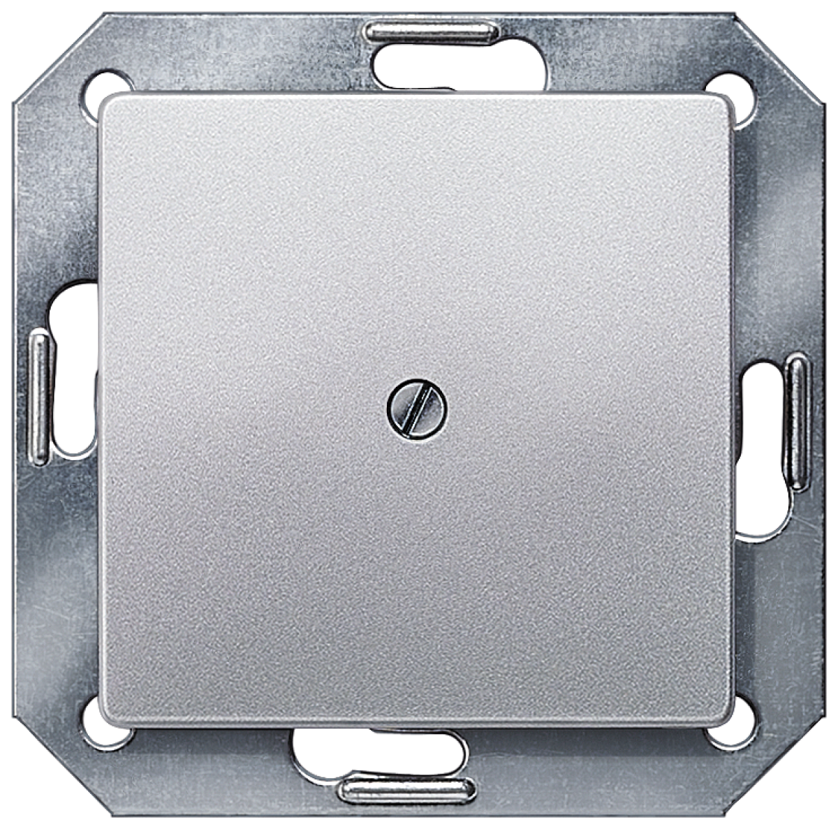 DELTA i-system blanking cover plate, aluminum metallic
