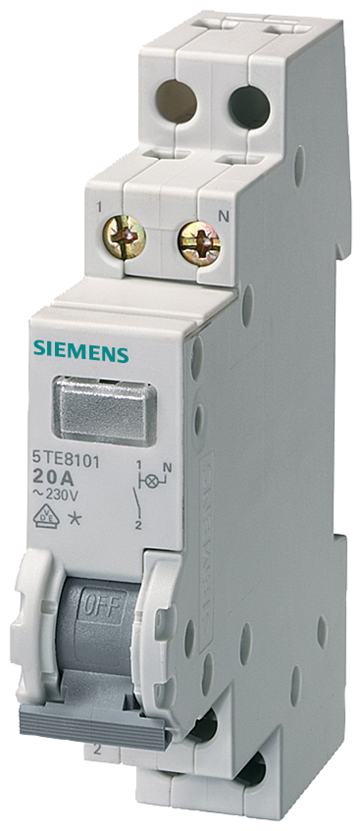 20A 2NO control switch 1 lamp 230V