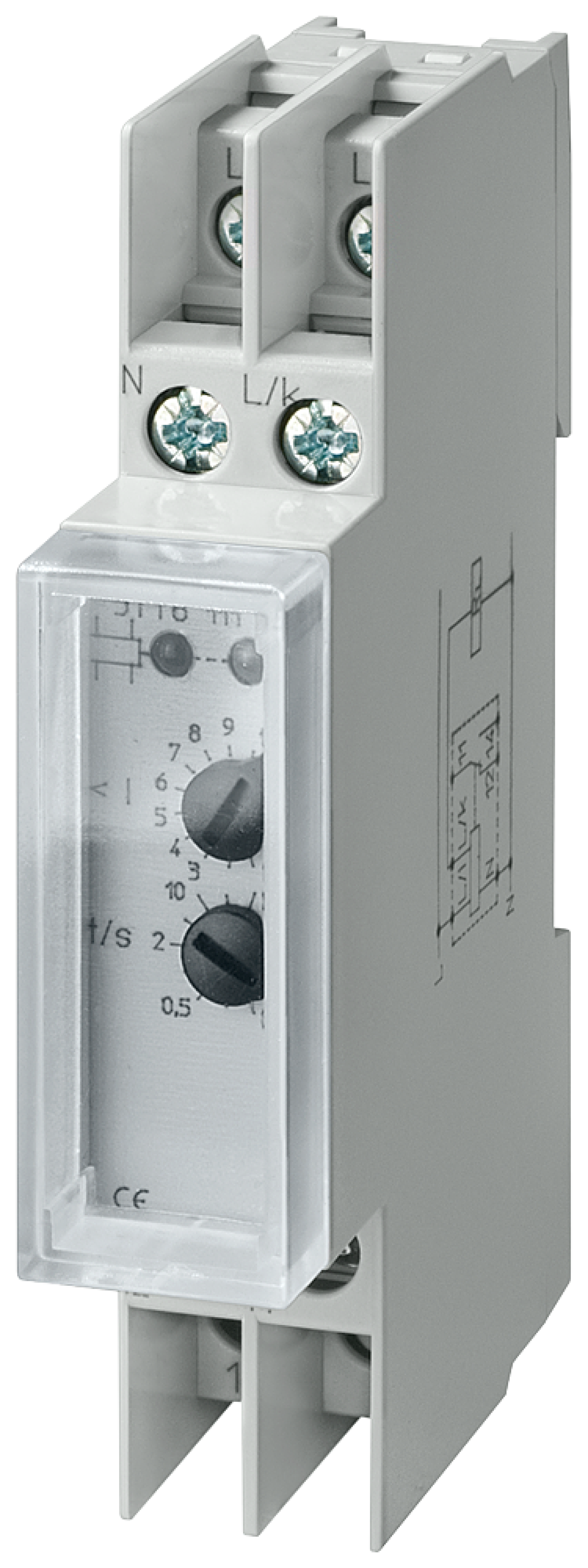 Undercurrent relay T5570 230 V AC 10 A 1-phase with transparent cap