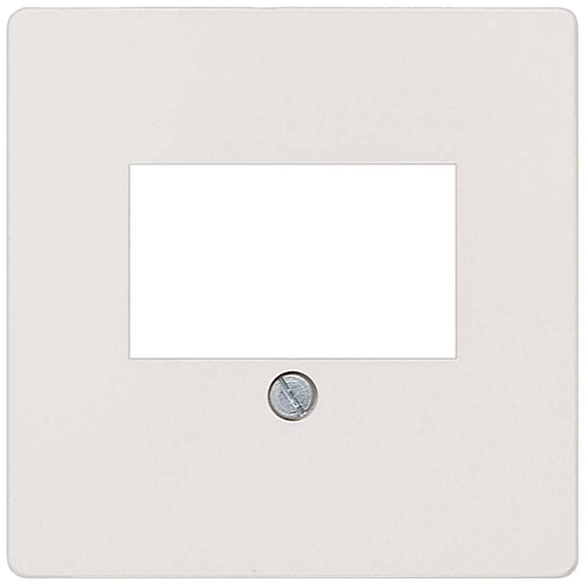 DELTA i-system cover plate for TAEloudspeaker connection socket, titanium white