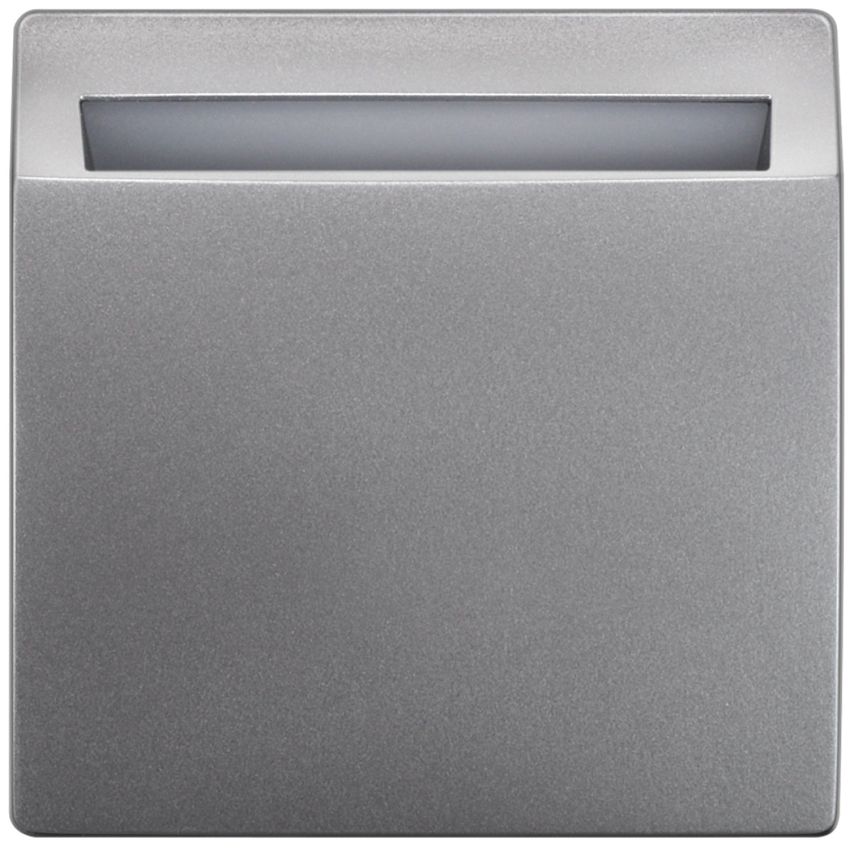 DELTA style hotel card switch illuminated, platinum metallic