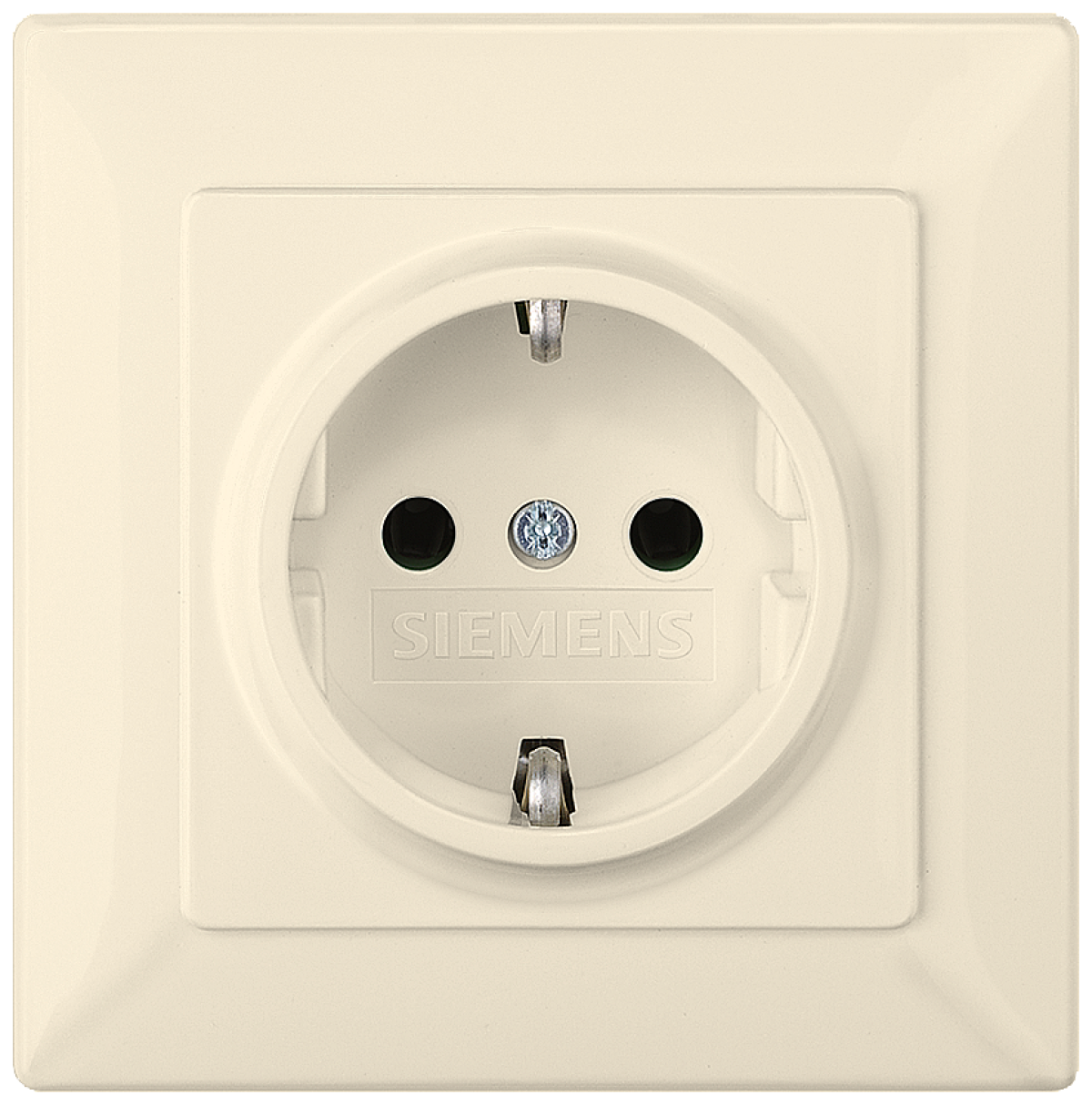 DELTA line SCHUKO socket outlet complete unit with incr. touch protection, el...